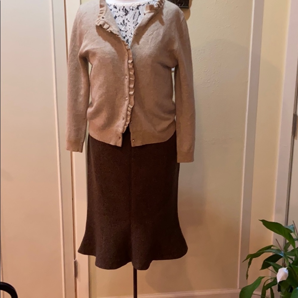 Taupe crew sweater
